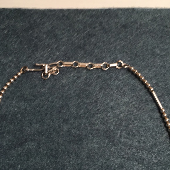 Sterling and turquoise necklace - Picture 3 of 5